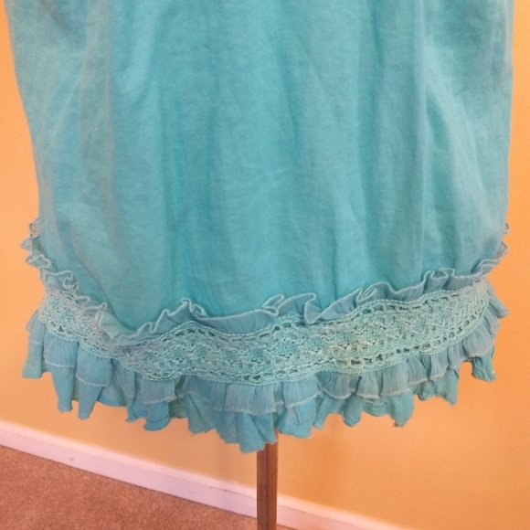 Geri C NY vtg  lace ruffle top shirt sz small *I - Picture 3 of 5